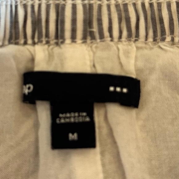 Women’s GAP Navy / White  Cotton Seersucker Skirt Size Medium - Picture 6 of 6